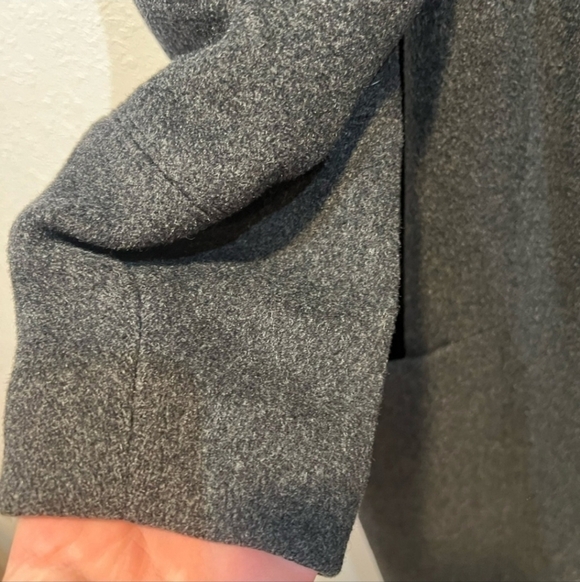 Fairbrooke Saks Fifth Avenue Womens Gray Wool Coat - Picture 5 of 10